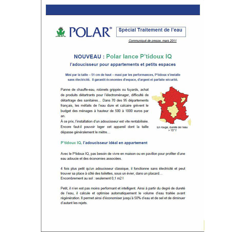 Acceder au documentNOUVEAU : Polar lance P\'tidoux IQ